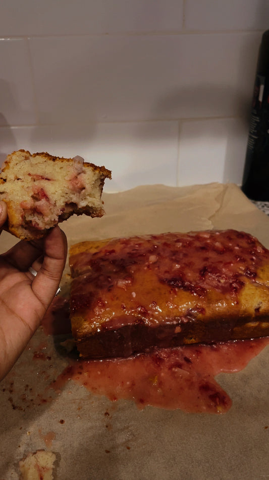 Gluten-free Strawberry Pound Cake